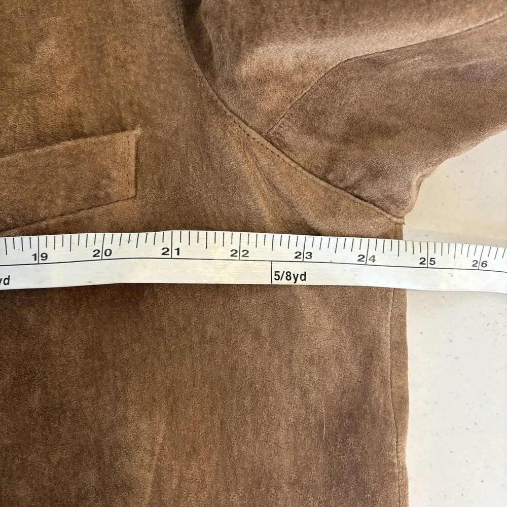 Orvis Mens Blazer Cut Suede‎ Jacket 48L Brown Outdoor Old Money Preppy Heritage